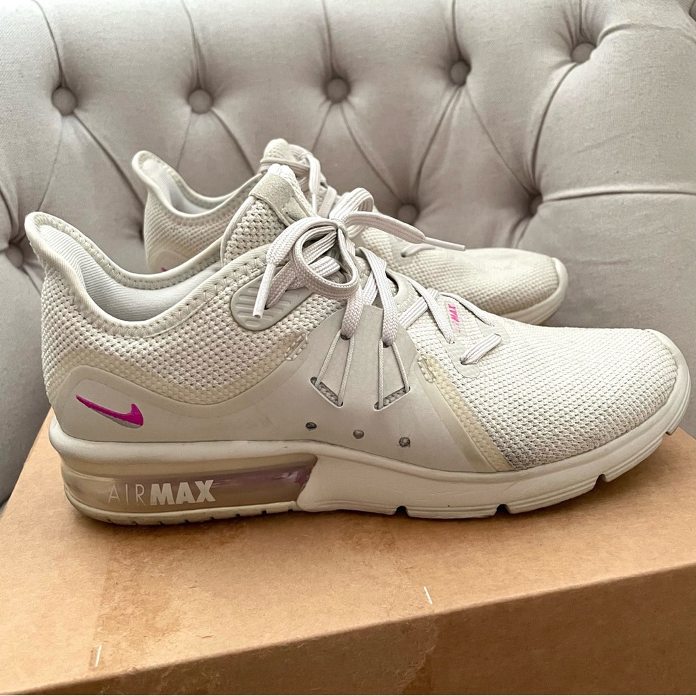 🤍 Nike Air Max Sequent 3 Athletic Running Shoes Sneakers Size US 6.5